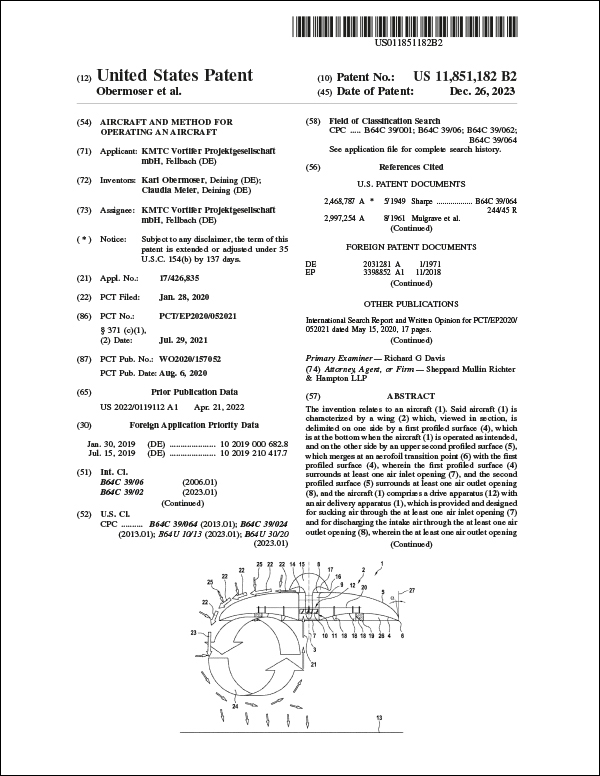 United States Utility Patent eGrant